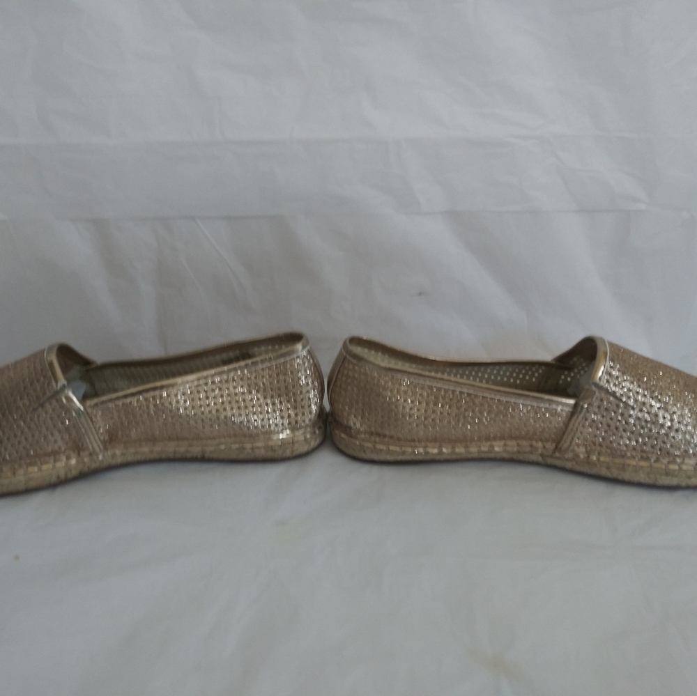 Michael Kors espadrilles metallic sz 6M - Picture 4 of 12